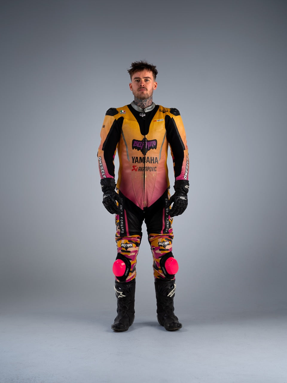 Custom Label Motorcycle Leather Suit