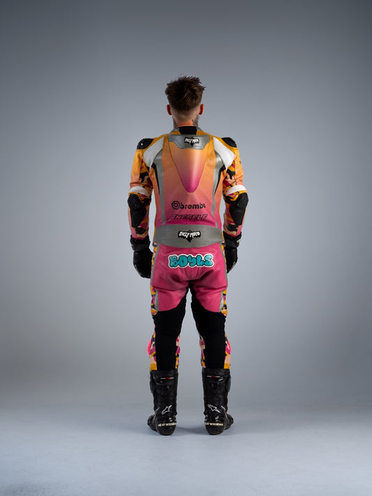 Custom Label Motorcycle Leather Suit
