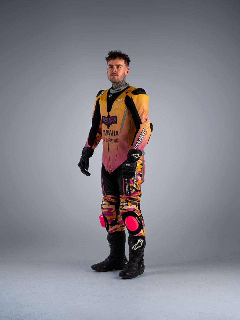 Custom Label Motorcycle Leather Suit