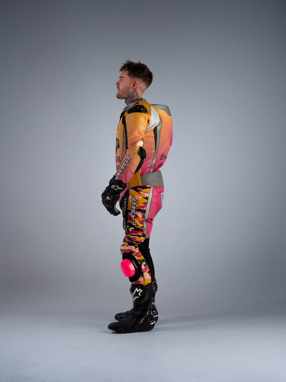 Custom Label Motorcycle Leather Suit