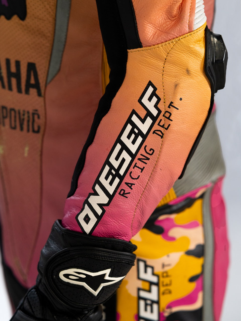 Custom Label Motorcycle Leather Suit