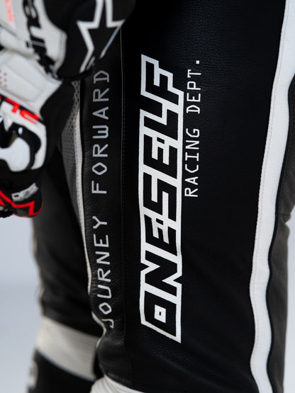 Men's GS-3 Race Suit P1 Black/White