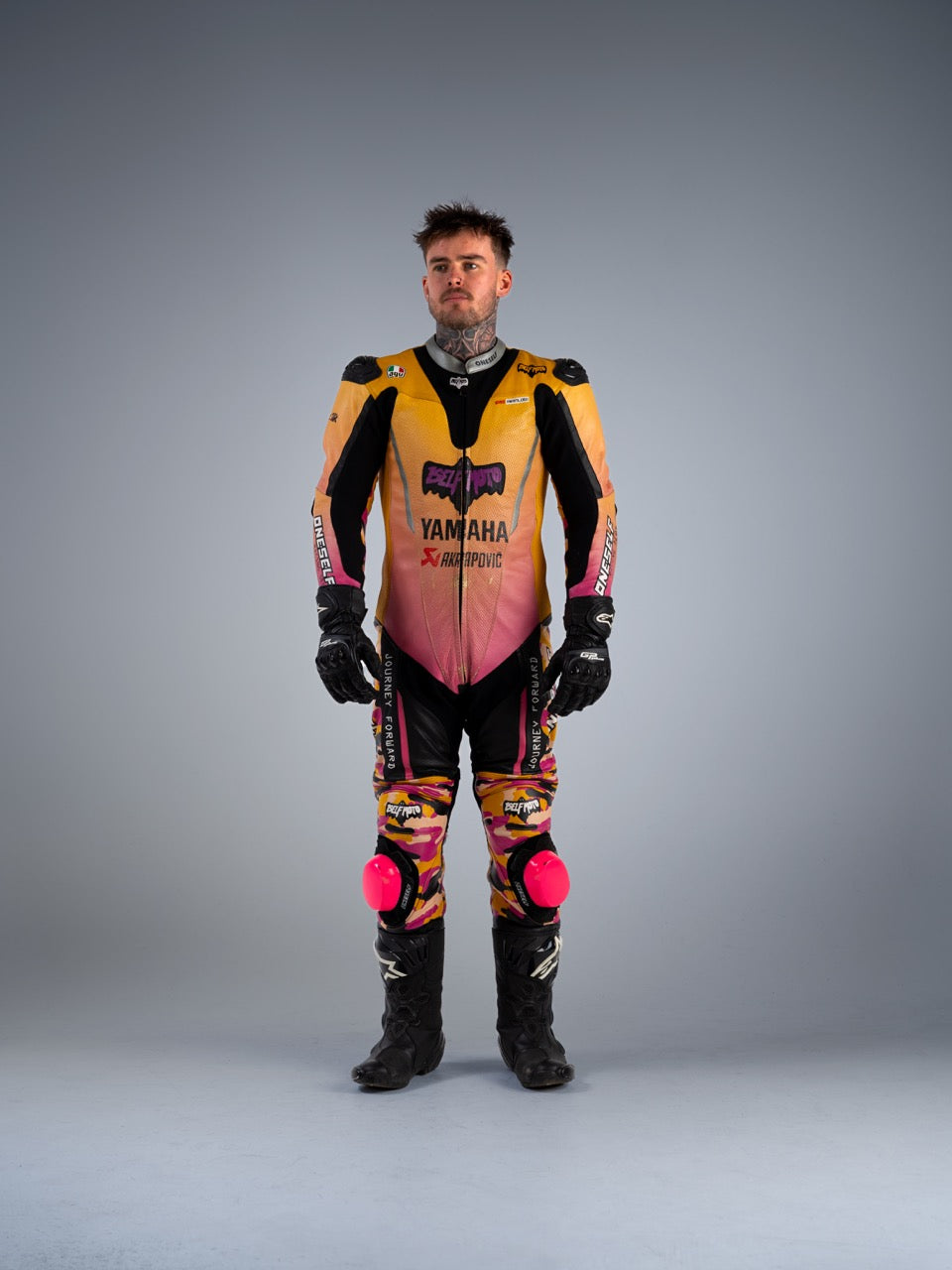 Custom Label Motorcycle Leather Suit
