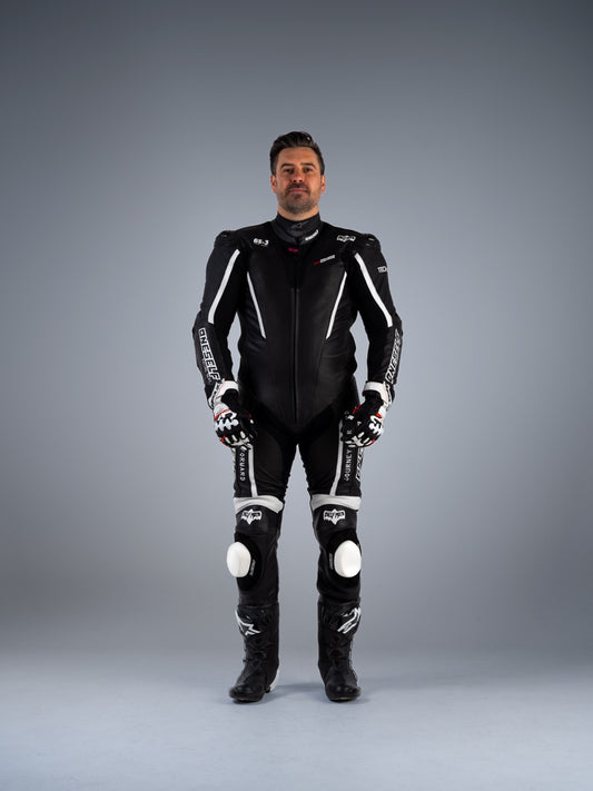 Men's GS-3 Race Suit P1 Black/White
