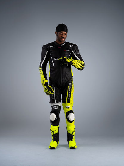 Men's GS-3 Race Suit Highlighter Yellow